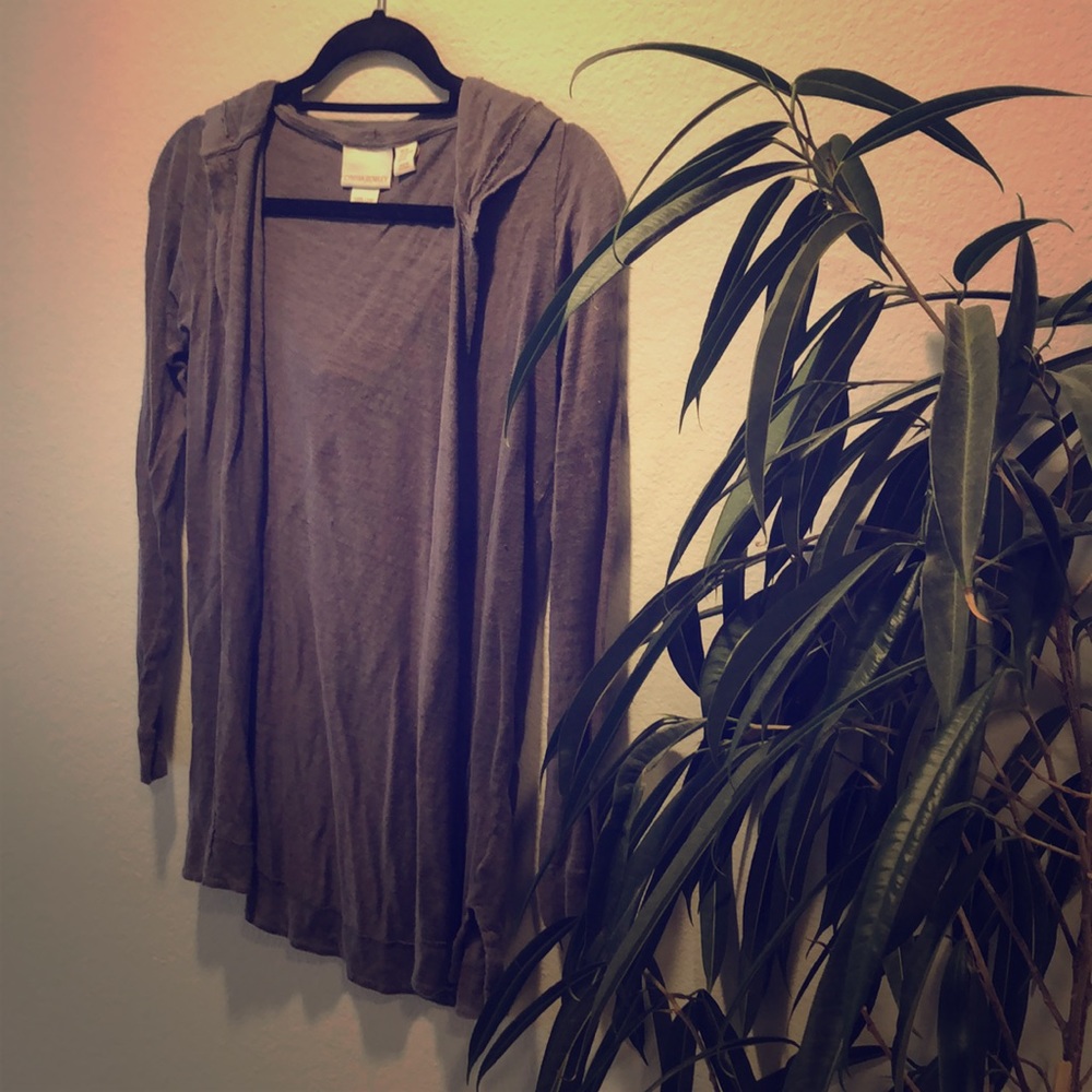 Long sleeve linen cardigan